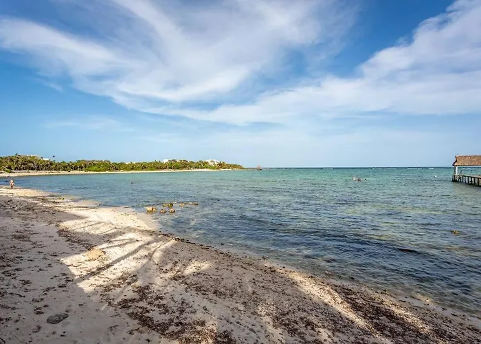 Luxury Beachfront Getaway Tankah Bay Apartment Tulum